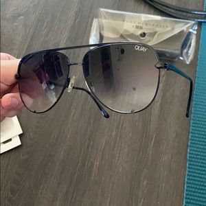 Quay Desi Mini Black Ombré Sunglasses